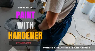 Mastering the Art of Mixing 2K Paint with Hardener: A Step-by-Step Guide