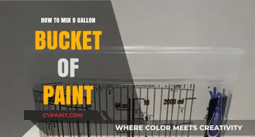 Mastering Paint Mixing: A Step-by-Step Guide for 5-Gallon Buckets
