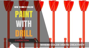 Effortless Paint Mixing: Master 5-Gallon Blending with a Drill