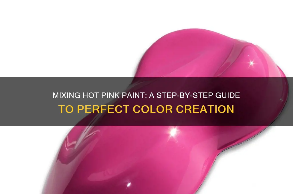 how to mix a hot pink paint