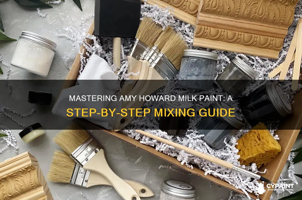 how to mix amy howard milk paint