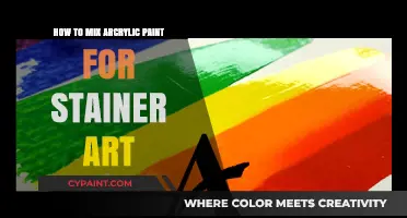 Mastering Acrylic Paint Mixing for Stunning Stainer Art Techniques