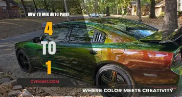 Mastering Auto Paint Mixing: Perfect 4:1 Ratio Techniques Revealed