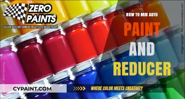Mastering Auto Paint Mixing: Perfect Ratio of Paint and Reducer