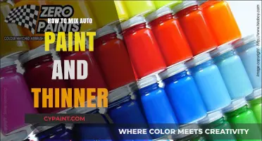 Mastering Auto Paint Mixing: Thinner Ratios for Flawless Finishes