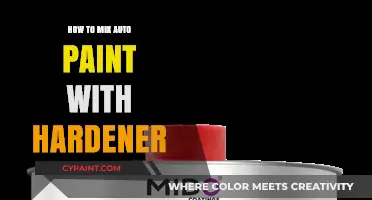 Mastering Auto Paint Mixing: A Step-by-Step Guide to Using Hardener