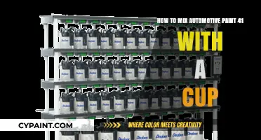 The Perfect Automotive Paint Mix: Cup Method for Beginners