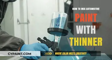 Mastering Automotive Paint Mixing: Thinner Ratios for Perfect Results