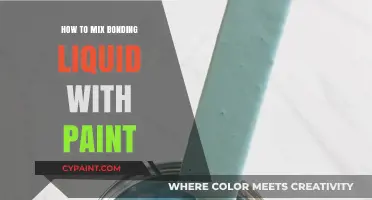 Mastering the Art of Mixing Bonding Liquid with Paint for Perfect Results