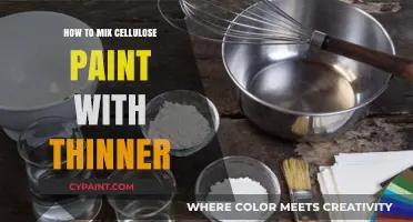 Mastering Cellulose Paint: Effective Mixing Techniques with Thinner for Smooth Results