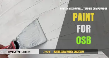 Expert Tips: Mixing Drywall Compound with Paint for OSB Surfaces