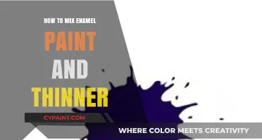 Mastering Enamel Paint: Perfect Mixing Ratios with Thinner for Smooth Results