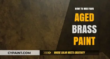 Mastering Faux Aged Brass: A Step-by-Step Paint Mixing Guide