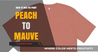 Mixing Paint: Transform Peach to Mauve with Easy Color Blending Tips