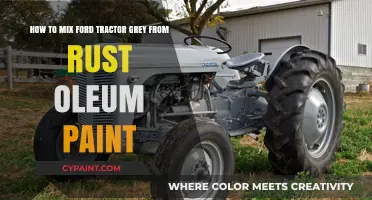 DIY Guide: Mixing Ford Tractor Grey with Rust-Oleum Paint