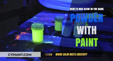 Unleash Your Creativity: Mixing Glow-in-the-Dark Powder with Paint