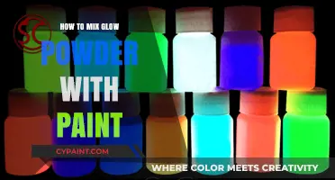 Mixing Glow Powder with Paint: A Step-by-Step Guide for Radiant Creations