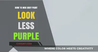 Avoid Purple Tones: Tips for Mixing Perfect Neutral Grey Paint