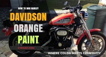 Mastering Harley-Davidson Orange Paint Mixing: Tips and Techniques