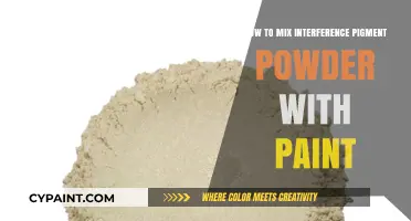Mastering Interference Pigment Powder: Mixing Techniques for Vibrant Paint Effects
