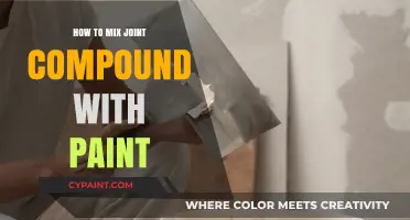 Mixing Joint Compound with Paint: A Step-by-Step Guide for Smooth Walls