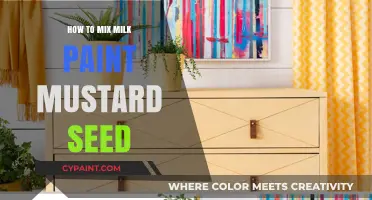 Mixing Milk Paint: A Step-by-Step Guide to Mustard Seed Hue