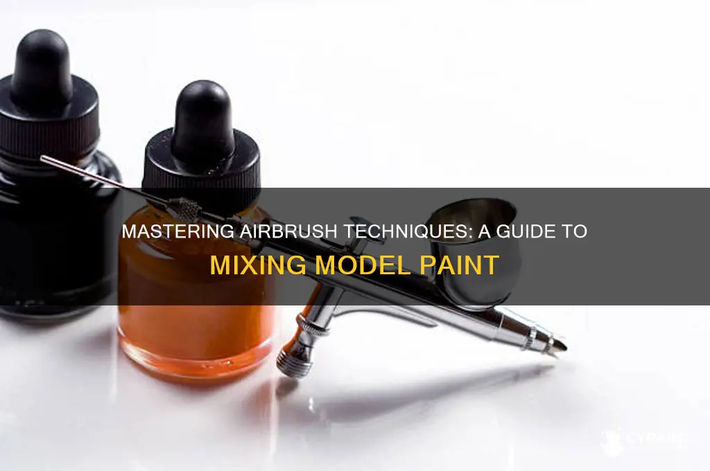 how to mix model paint for airbrush