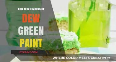Mixing Mountain Dew Green Paint: A Step-by-Step DIY Guide