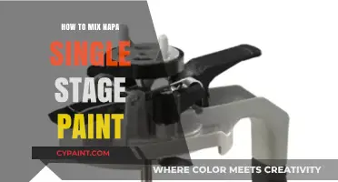 Mastering the Art of Mixing Napa Single Stage Paint: A Guide