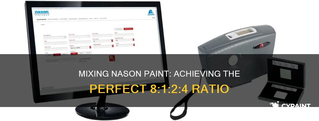how to mix nason paint 8 1 2 4