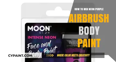 Mastering Neon Purple Airbrush Body Paint: Mixing Tips and Techniques