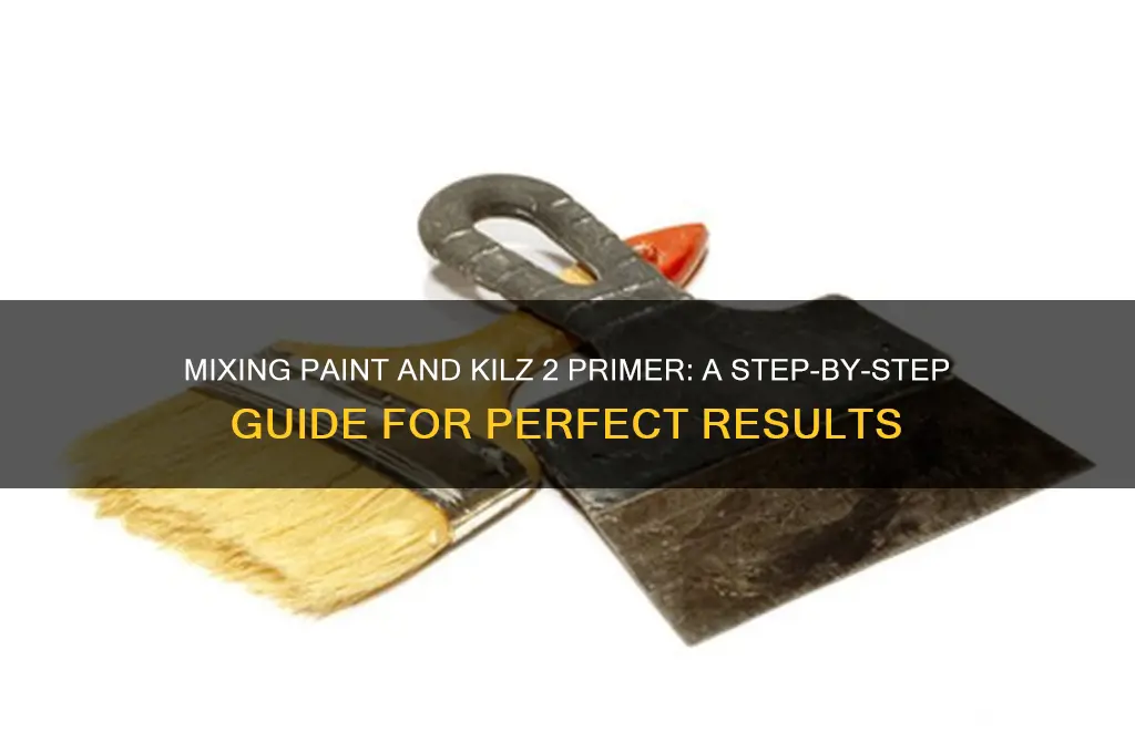 how to mix paint and kilz 2 primer
