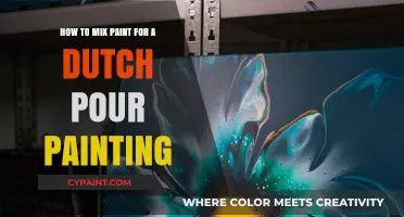 Dutch Pour Painting: Mixing Paint for Beginners