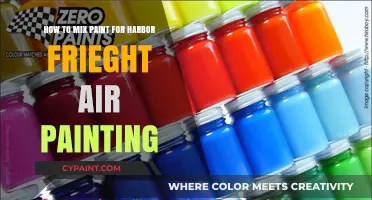 Air Painting: Mixing Paint for Harbor Freight