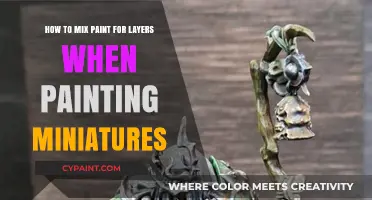 Mixing Paint for Miniature Layers: A Step-by-Step Guide