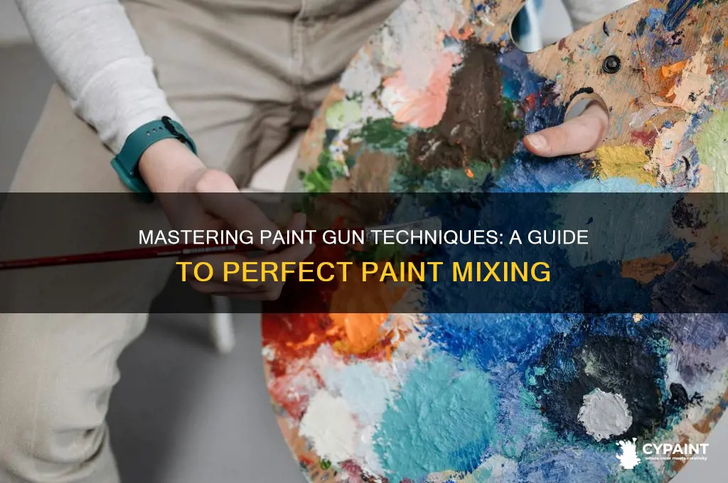 how to mix paint for paint gun