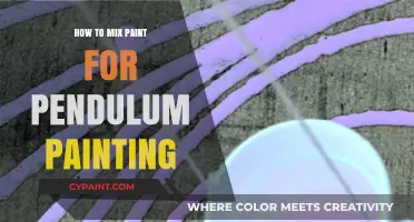 Mastering Pendulum Painting: A Guide to Mixing Perfect Paint Consistency