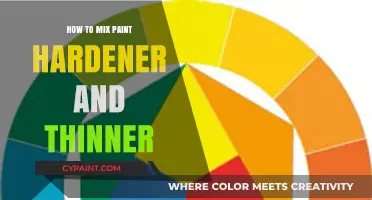 Mastering Paint Consistency: Mixing Hardener and Thinner Like a Pro