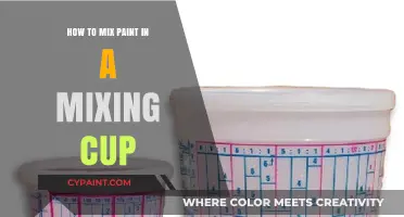 Mastering Paint Mixing: A Step-by-Step Guide to Using a Mixing Cup
