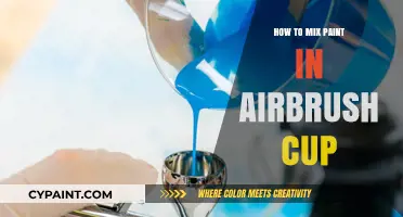 Mastering Airbrush Techniques: A Guide to Mixing Paint in the Cup