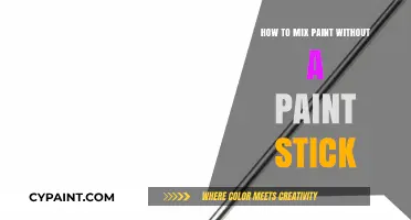 Creative Paint Mixing: Alternative Tools and Techniques Without a Paint Stick