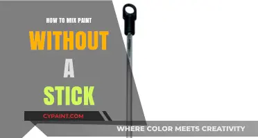 Creative Paint Mixing Techniques: Alternatives to Using a Stick
