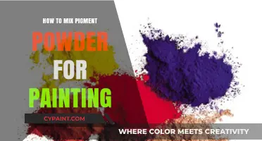 Mastering Pigment Powder Mixing: Techniques for Vibrant, Custom Paint Colors