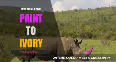 Mixing Pink Paint to Ivory: A Step-by-Step Color Blending Guide