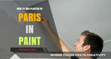 Mixing Plaster of Paris in Paint: A Creative Texture Guide