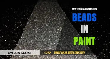 Enhance Your Paint with Reflective Beads: A Simple Mixing Guide