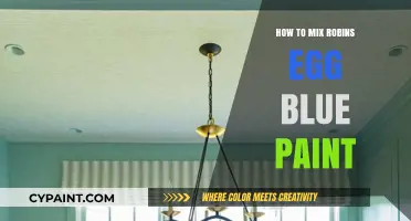 Mixing the Perfect Robin's Egg Blue Paint: A Step-by-Step Guide