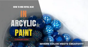 Mastering Royal Blue: A Step-by-Step Acrylic Paint Mixing Guide