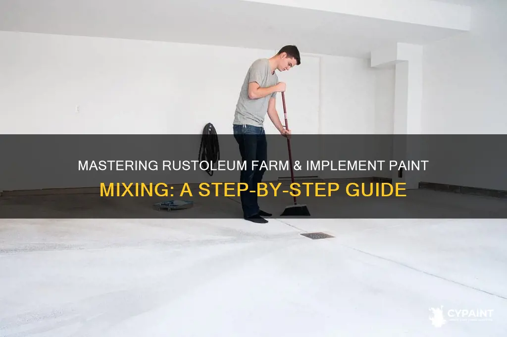 how to mix rustoleum farm and implement paint