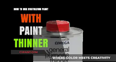 Mixing Rustoleum Paint with Paint Thinner: A Step-by-Step Guide